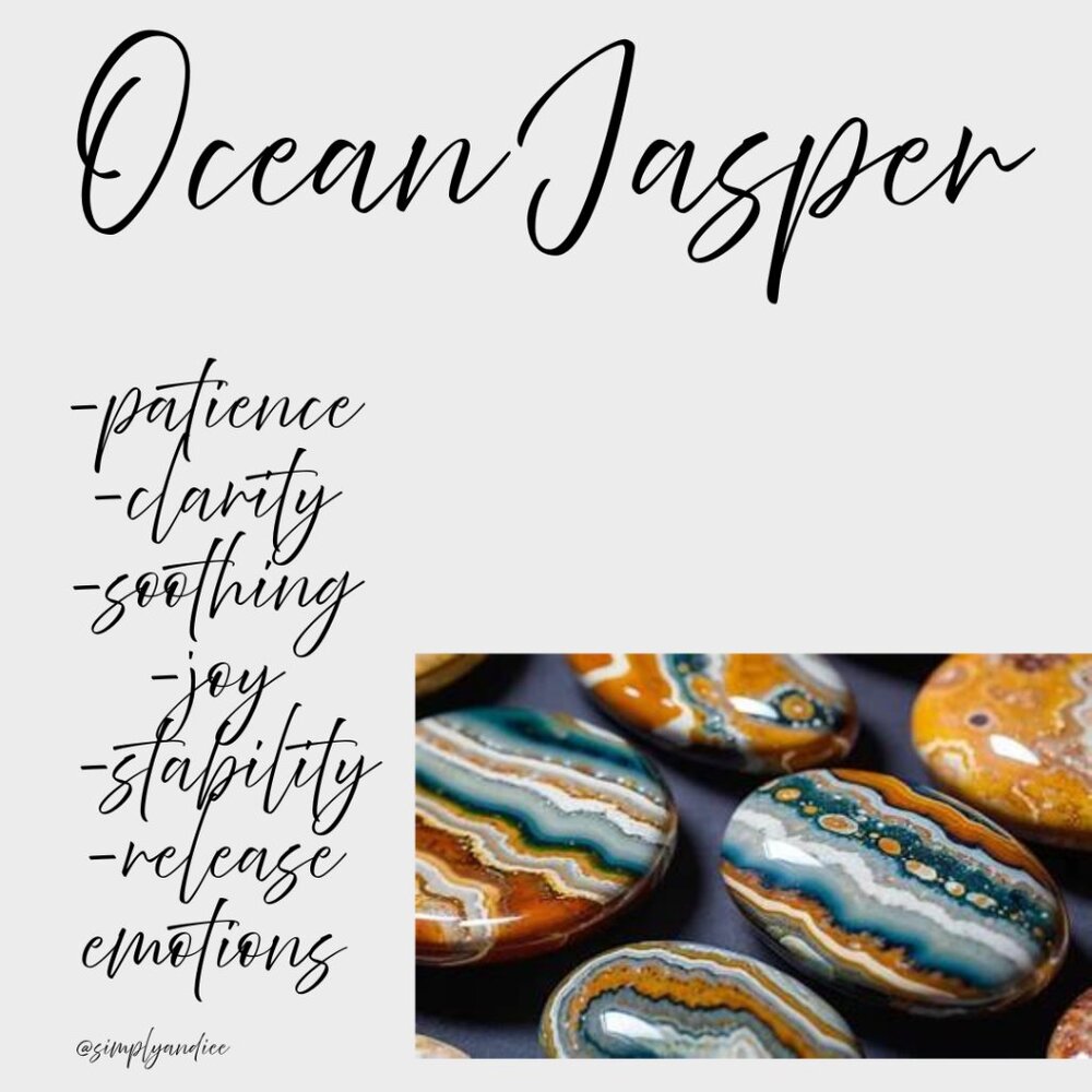 Ocean Jasper Crystal Bracelet ONE - Picture 5 of 5